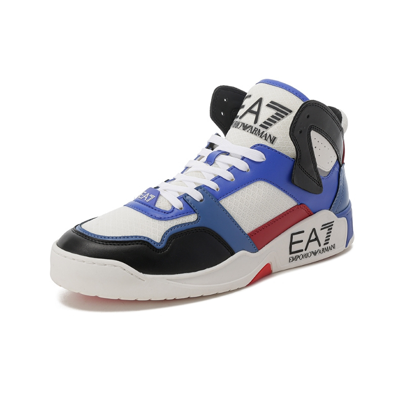 阿玛尼emporioarmaniea7男士女士中性款网眼透气高帮系带休闲运动鞋