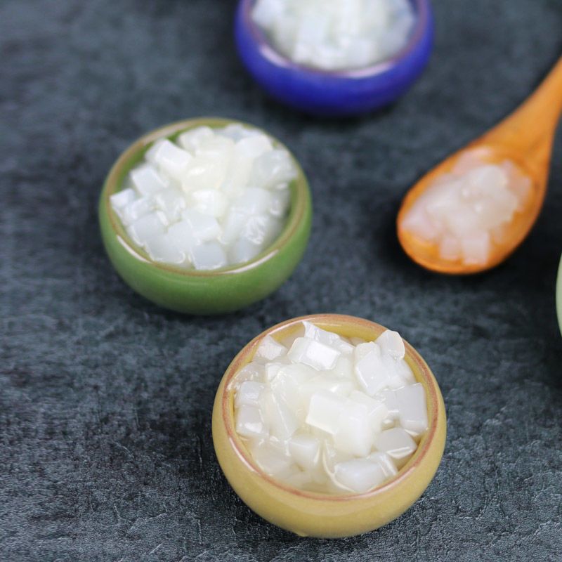 原味椰果粒1kg椰果肉珍珠奶茶原料商用批发椰果冻水晶果糖水椰果椰果