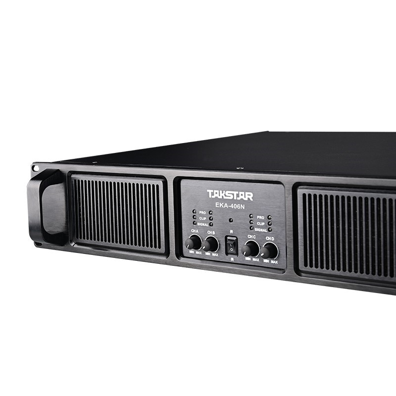 得胜(TAKSTAR)EKA-406N 定压定阻功放机 四通道专业功率放大器 高保真HIFI立体声纯后级功放
