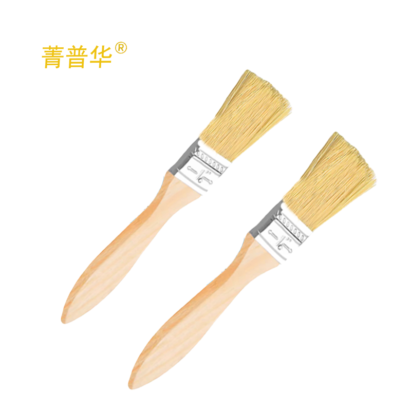 菁普华油漆工业毛刷子加厚猪鬓刷情节扫地刷1寸高清大图