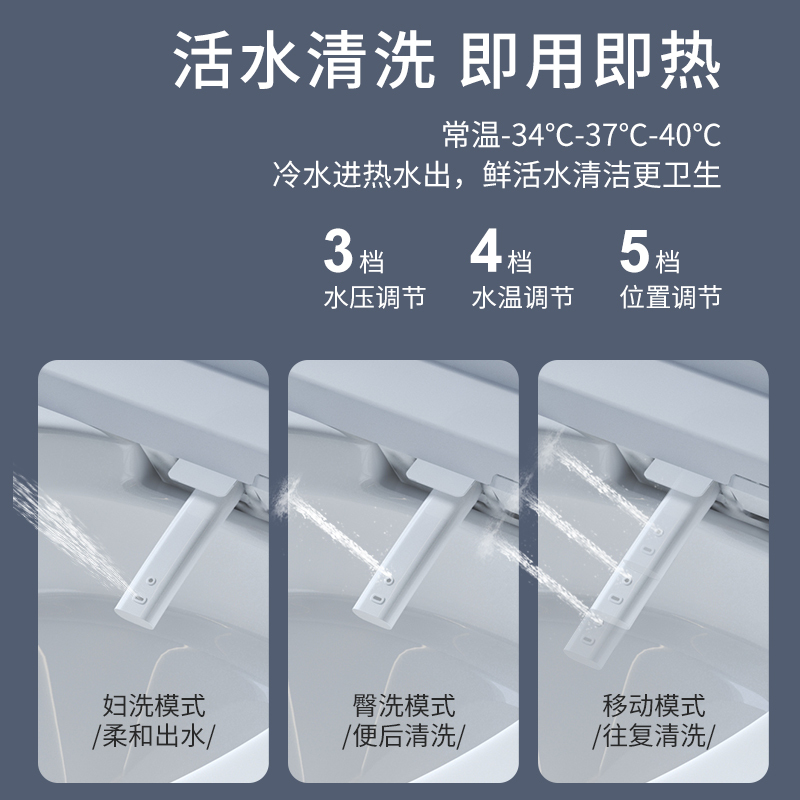 桔子卫生间AI智能坐便器922全自动一体式坐便器陶瓷电动家用加热自动冲水