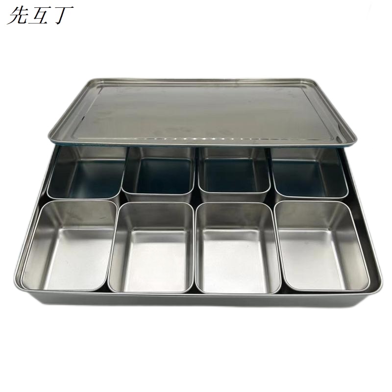 先互丁 不锈钢日式调料盒 多规格 套高清大图