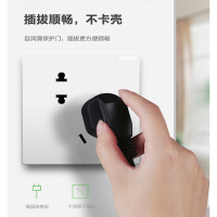Legrand罗格朗开关插座面板套餐仕典逸景10A五孔二三插86型10只家用暗装墙壁电源插座