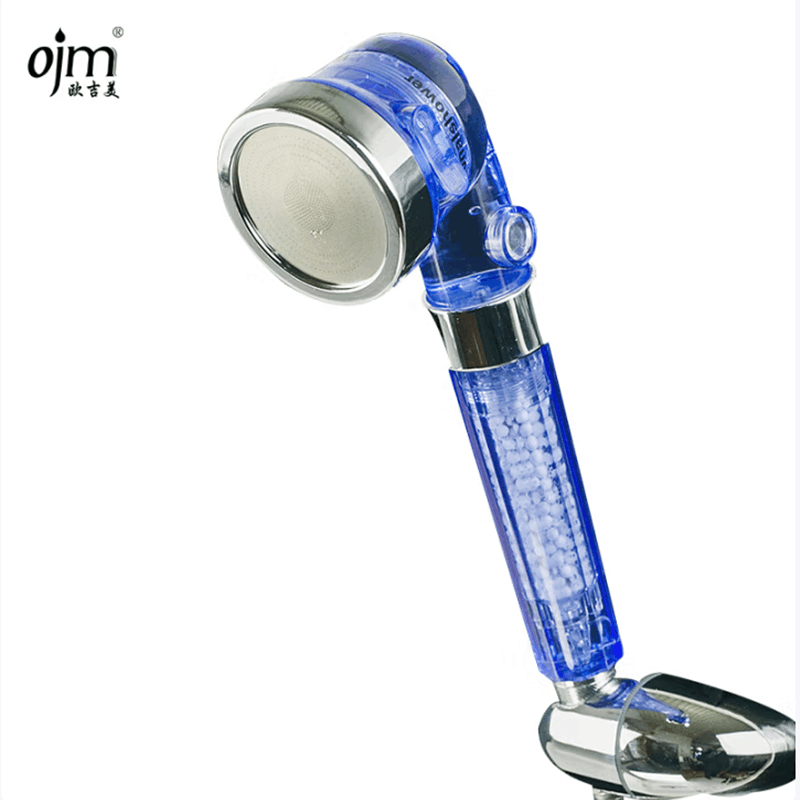 欧吉美 增压手持花洒 淋浴花洒节水浴室花洒喷头莲蓬头负离子三功能花洒 C338单手喷图片