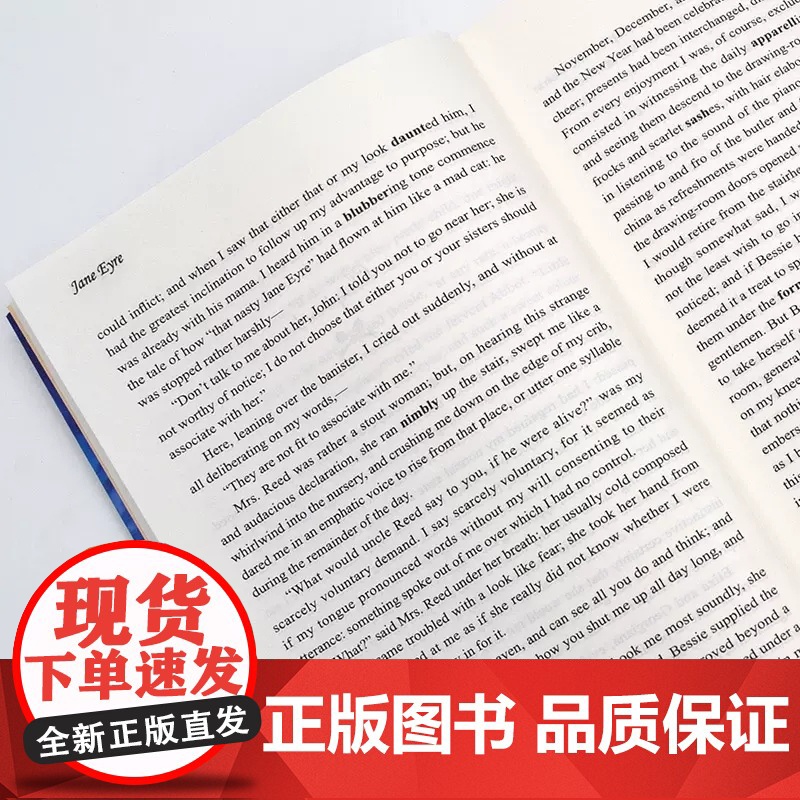 简爱书籍原版英语版Jane Eyre全英文版无删减夏洛蒂勃朗特外国原著小说文学名著 初中高中大学课外阅读书英语读物中外英高清大图