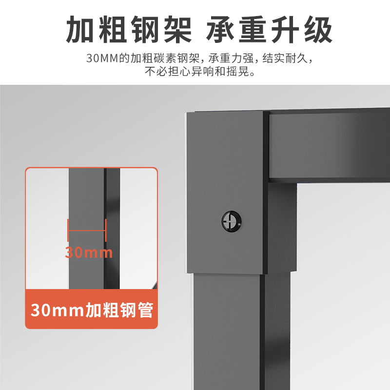 可折叠电脑桌台式书桌家用办公桌卧室小桌子简易学习写字桌长方形高清大图