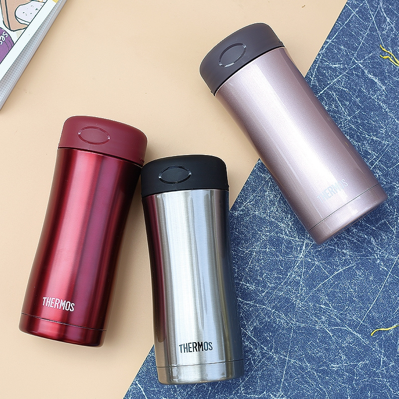 日本膳魔师thermos保温杯不锈钢商务保温水杯男女团购款jcg400刻字