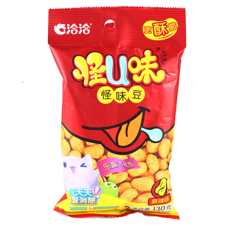 洽洽怪u味怪味豆130g麻辣味