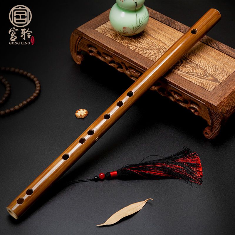 套) 迷你短笛无膜孔横笛学生入门竹笛初学者儿童成人乐器女随身小笛子