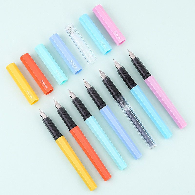 日本白金platinum小流星钢笔pq-200小学生用墨囊练字硬笔书法入门 可