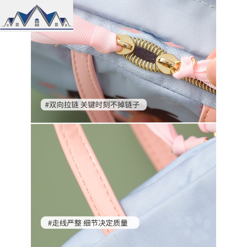 网红化妆包女可爱便携少女随身日系小号化妆品收纳包手提洗漱袋 三维工匠高清大图