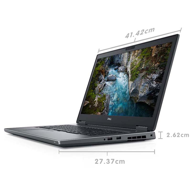 戴尔(DELL)Precision7730 17.3英寸移动工作站笔记本I7-8850H 32G 512G+2T WX7100 8G W10H 高分屏 3年