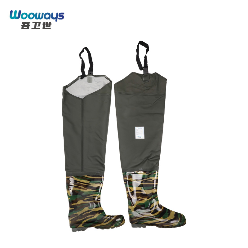 吾卫世 雨鞋 过膝款 双高清大图