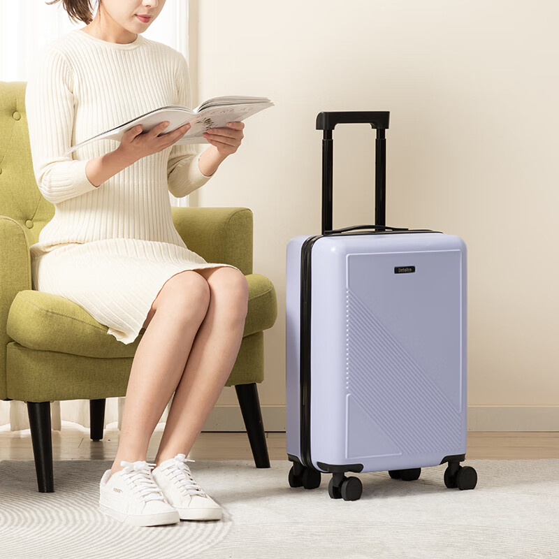 佰造(BAIZAO) 炫彩启航20寸拉杆箱 BZ-LX516紫色高清大图