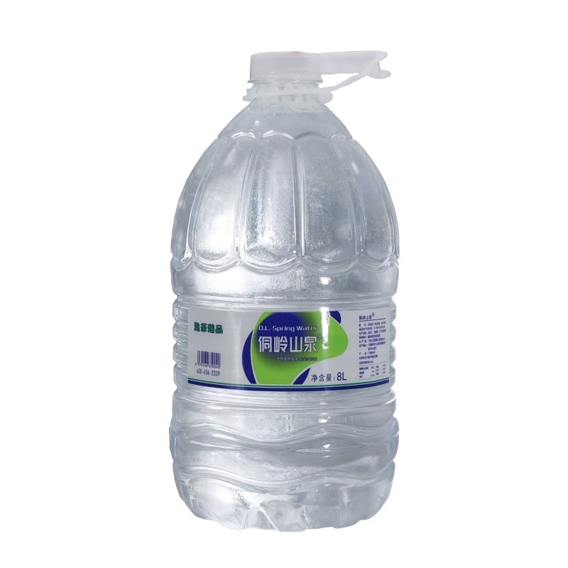 侗岭山泉 一次性桶装饮用天然泉水 8L 桶高清大图