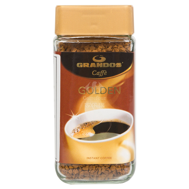 格兰特金牌速溶黑咖啡50g
