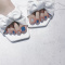 35水蓝色+34爆闪+亮油单品 夏天脚指甲油2021涂脚趾甲油免烤宝蓝色显白快干持久不掉色不可剥