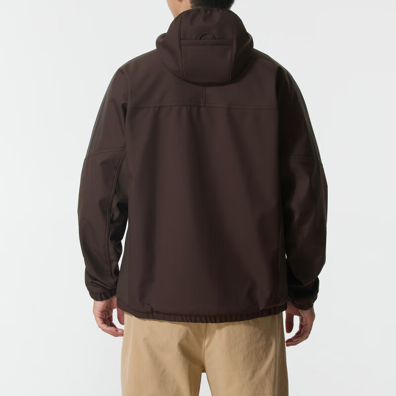 阿迪达斯 (adidas)男装梭织夹克外套新款运动服加绒连帽外套 KG5180 ZP高清大图