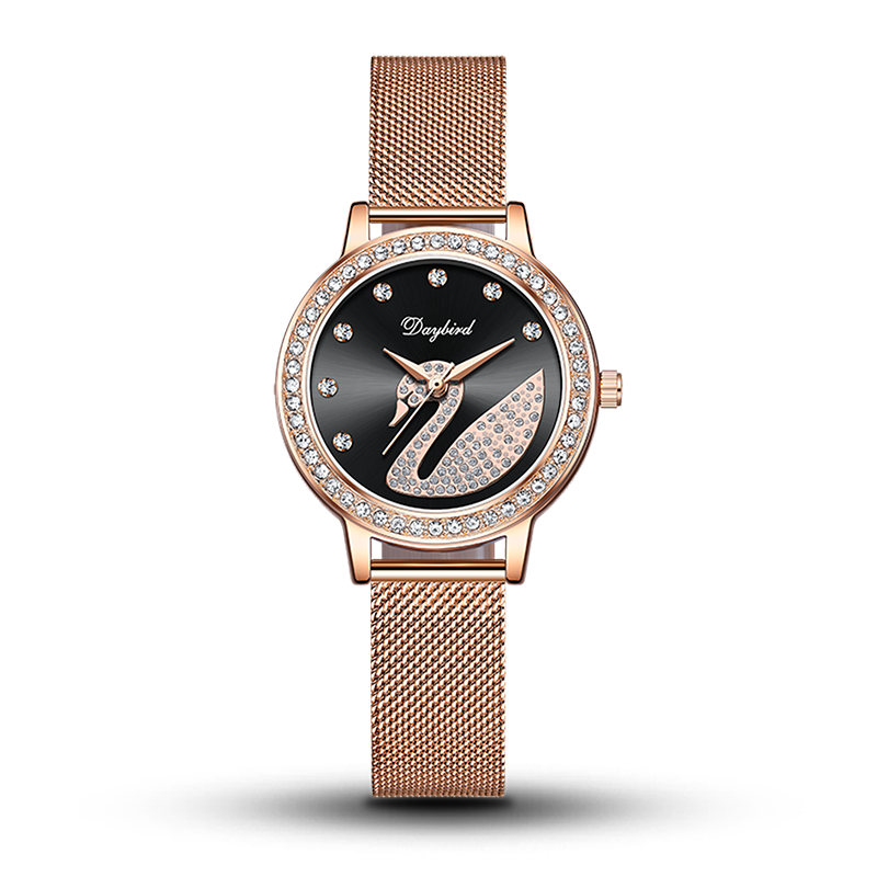 daybird小天鹅手表女时尚简约气质防水轻奢小众女士手表ins风