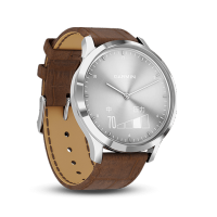 Garmin佳明vivomove HR光电心率监测智能时尚防水运动健身功能手表防水深度值50m（经典版 沉稳棕）