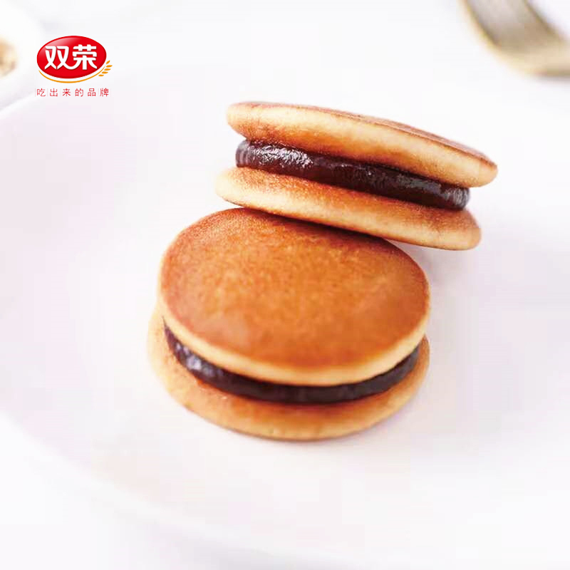 双荣 铜锣烧2000g红豆味早餐食品糕点休闲零食小点心