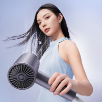 苏泊尔电吹风折叠新意巧瘦身大功率高转电机吹风机大风力速干千万级负离子风温风速可调节H