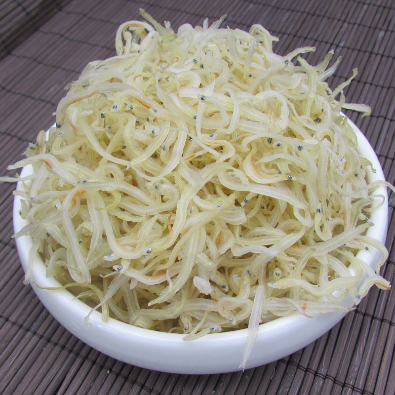 银鱼干 淡干小银鱼面条鱼丁香鱼 即食海鲜干货 淡干小银鱼250g78b238