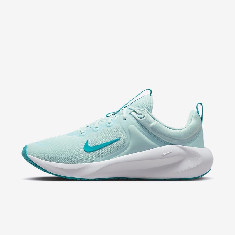 耐克(NIKE)女款灵活缓震综合训练鞋室内健身鞋轻便舒适运动鞋 Glacier_Blue/White/Dusty_Cactu 38