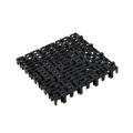 杜晶 拼接格栅防滑垫 黑色米型 40*40*4cm 片