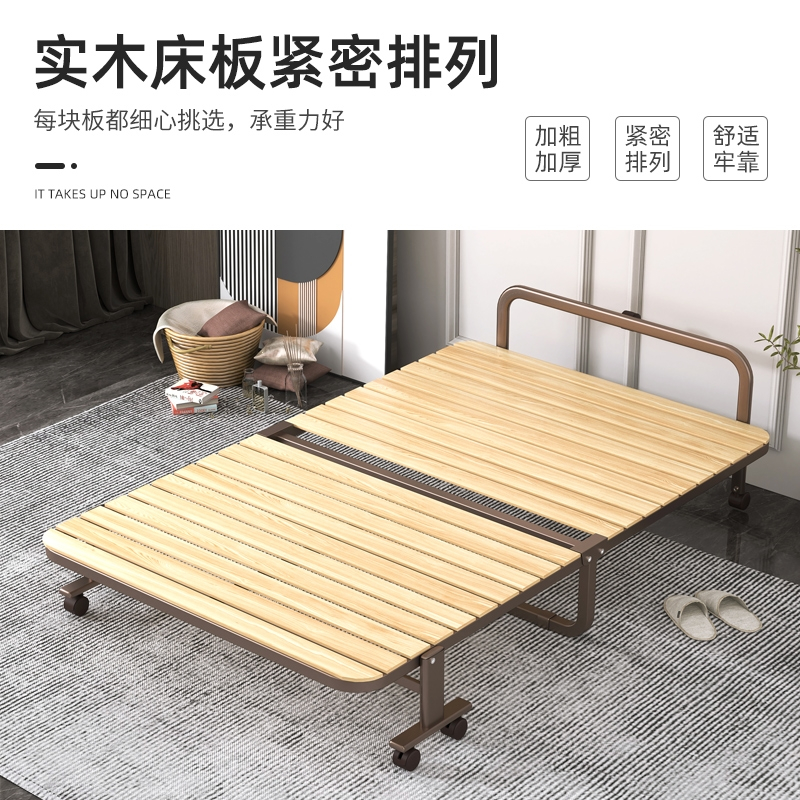 折叠床双人免安装家用办公室午睡阿斯卡利(ascari)午休两用简易床便携