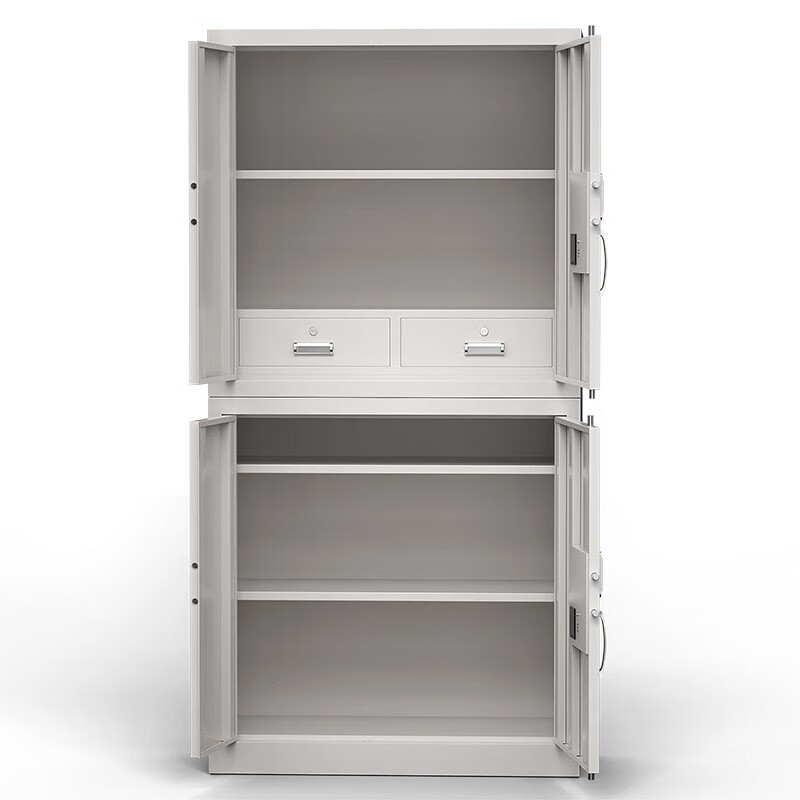 虎牌 保密柜 档案柜资料柜分体双节大型密码保险柜器材柜办公柜文件柜高清大图