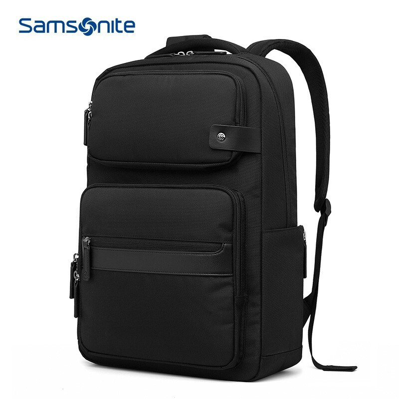 新秀丽(Samsonite)双肩包电脑包男 商务旅行背包书包苹果笔记本包15.6英寸通勤包 BY4