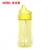 膳魔师(Thermos)F4011T儿童学生可爱卡通吸管杯膳魔師塑料杯牛奶杯子450ML 外出/家用 通用
