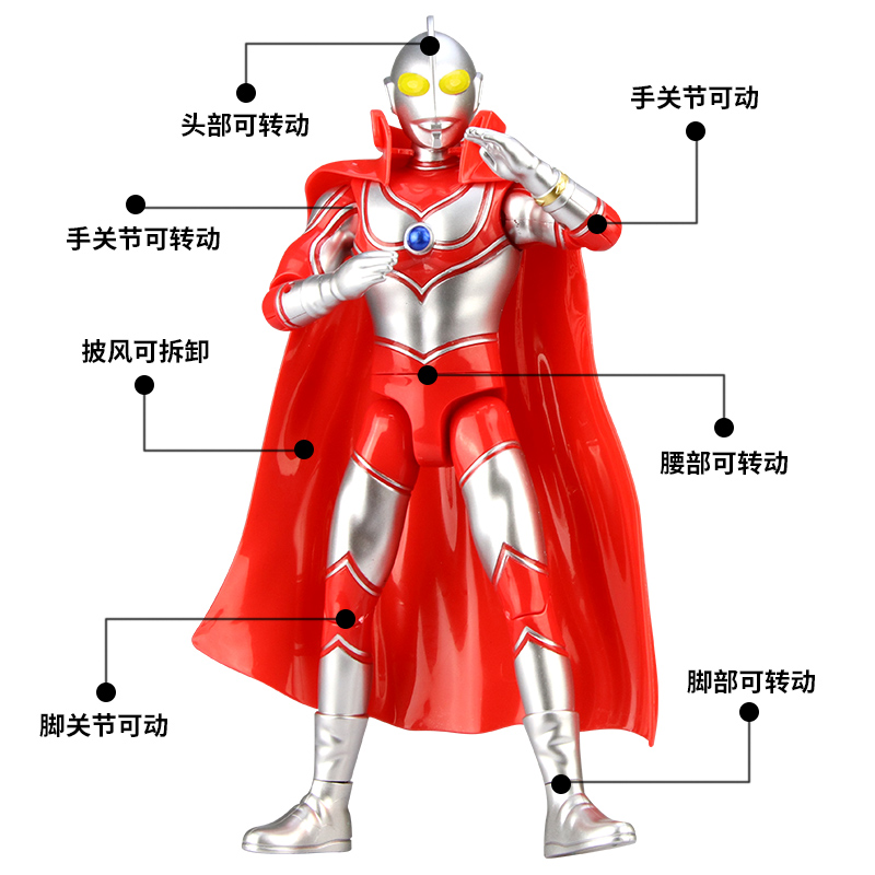 奥特曼变形玩具泰罗赛罗怪兽套装模型男孩超可动人偶大号关节 3变形奥特蛋+2怪兽+战甲(礼盒装组合1)高清大图