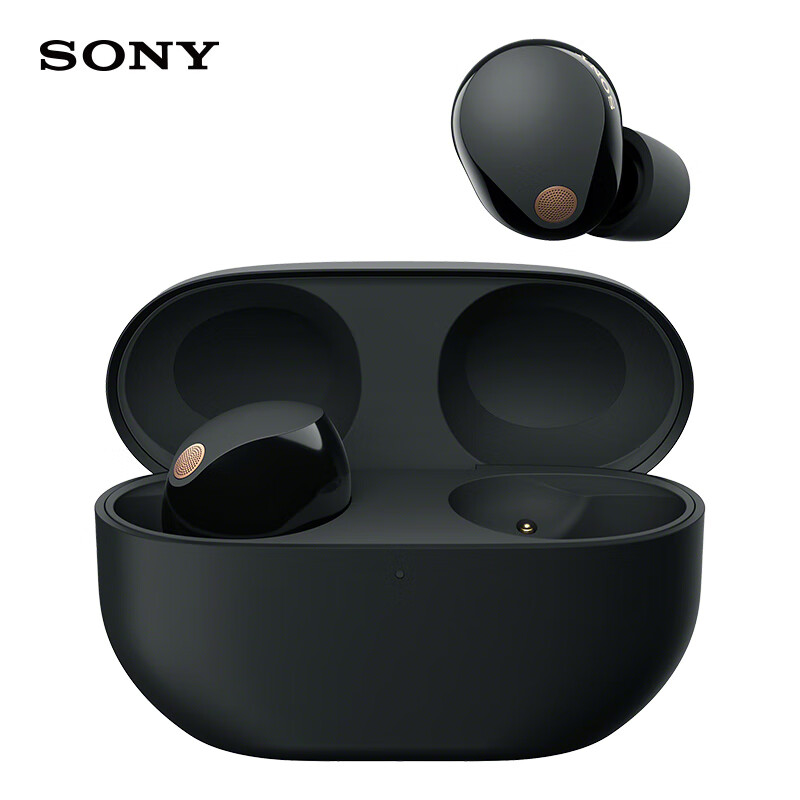 索尼(SONY)WF-1000XM5 真无线蓝牙降噪耳机 黑色