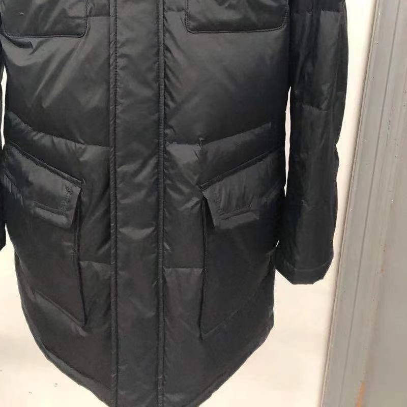 定制男款黑色羽绒服