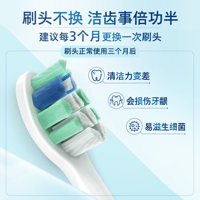飞利浦(PHILIPS)电动牙刷钻石3系 微泡水流 HX5181/01 皓月白高清大图