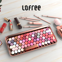 lofree洛斐玫瑰金键盘鼠标计算器套装