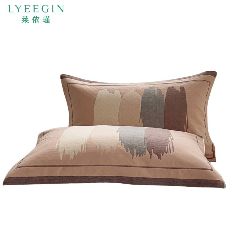 莱依瑾 纱布 枕巾 52*78cm/对高清大图