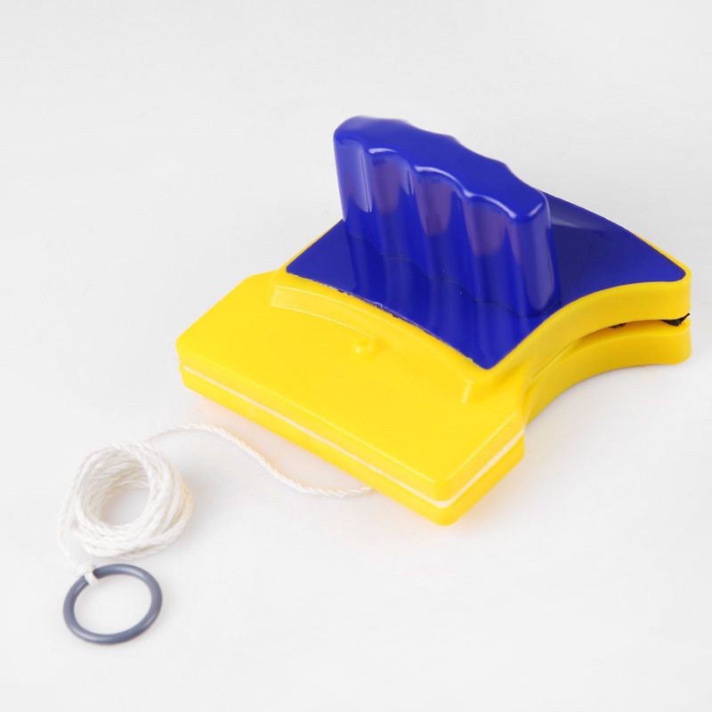 方形(黄色) 1个 擦玻璃神器家用单层玻璃强磁双面擦高楼清洁工具洗