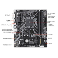 技嘉（GIGABYTE） B450M DS3H 主板AM4 接口主板