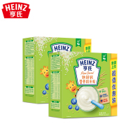 亨氏(Heinz)铁锌钙奶营养米粉组合装400g*2盒 补钙 新老包装随机发货宝宝辅食 婴儿米粉米糊