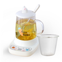 煮茶小型养生壶金蛋办公室烧茶炉mini花茶壶电炖杯玻璃烧水壶 360w底座+萝卜c+滤芯