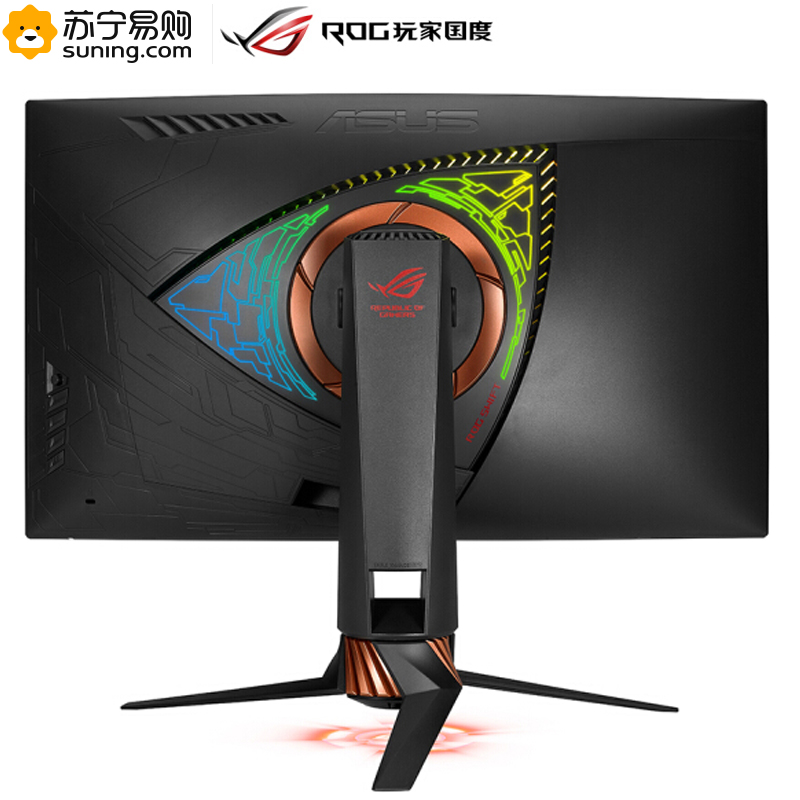 华硕(ASUS) ROG玩家国度 PG27VQ 27英寸显示屏 165HZ1800R曲率 2K G-Sync旋转升降电竞液晶显示器(HDMI/DP)高清大图