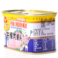 粤花 午餐肉198克 午餐肉早餐 涮火锅必备品
