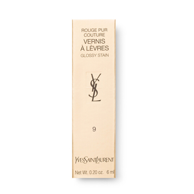 圣罗兰(YSL)纯色唇釉6ml 09# 红釉 镜面唇釉唇蜜唇彩 持久保湿滋润