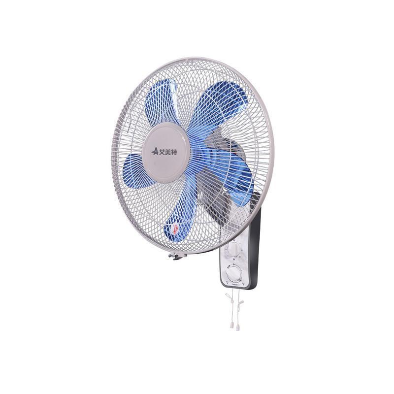 艾美特壁扇挂壁式电风扇机械遥控学校家用摇头商用餐厅工业风扇 fw