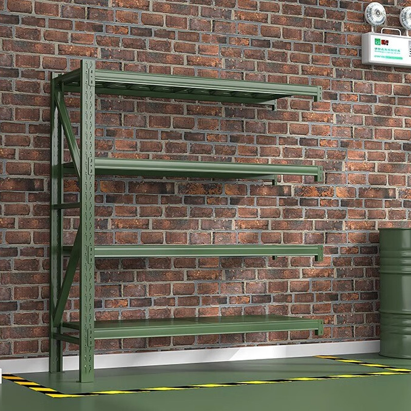 东升顺消防铁锹镐农具摆放架安保装备器材存放架绿色货架存放架重型-副架高清大图