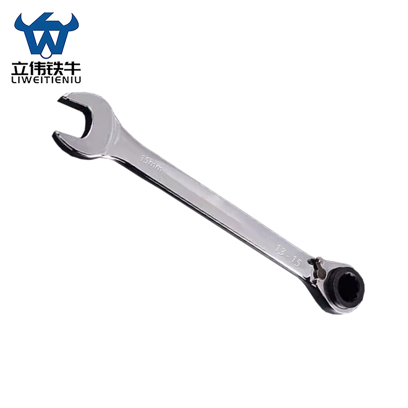 立伟铁牛三用双向棘轮开口扳手13-15-15mm/把高清大图