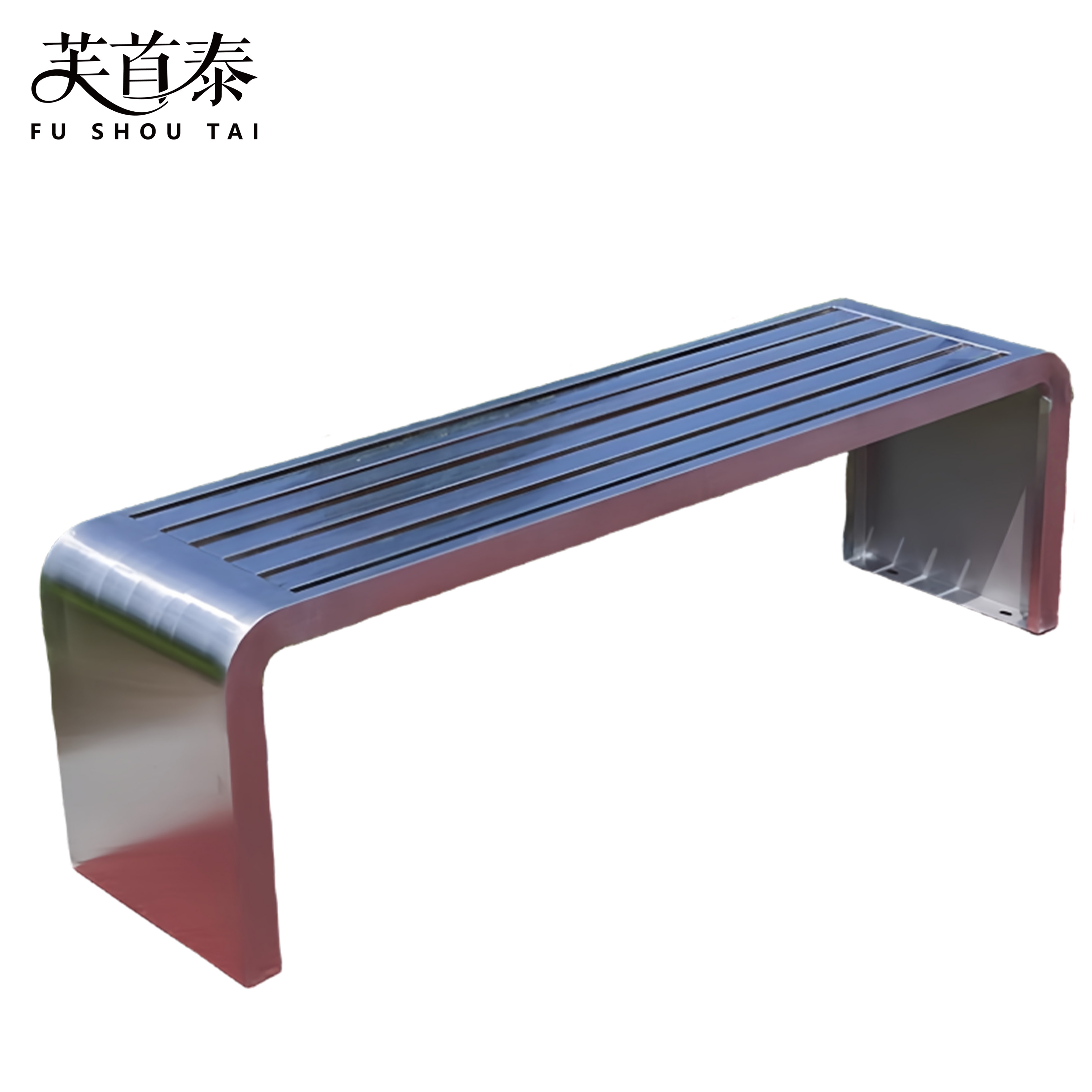 芙首泰钢制户外长凳1200*400*450mm把高清大图